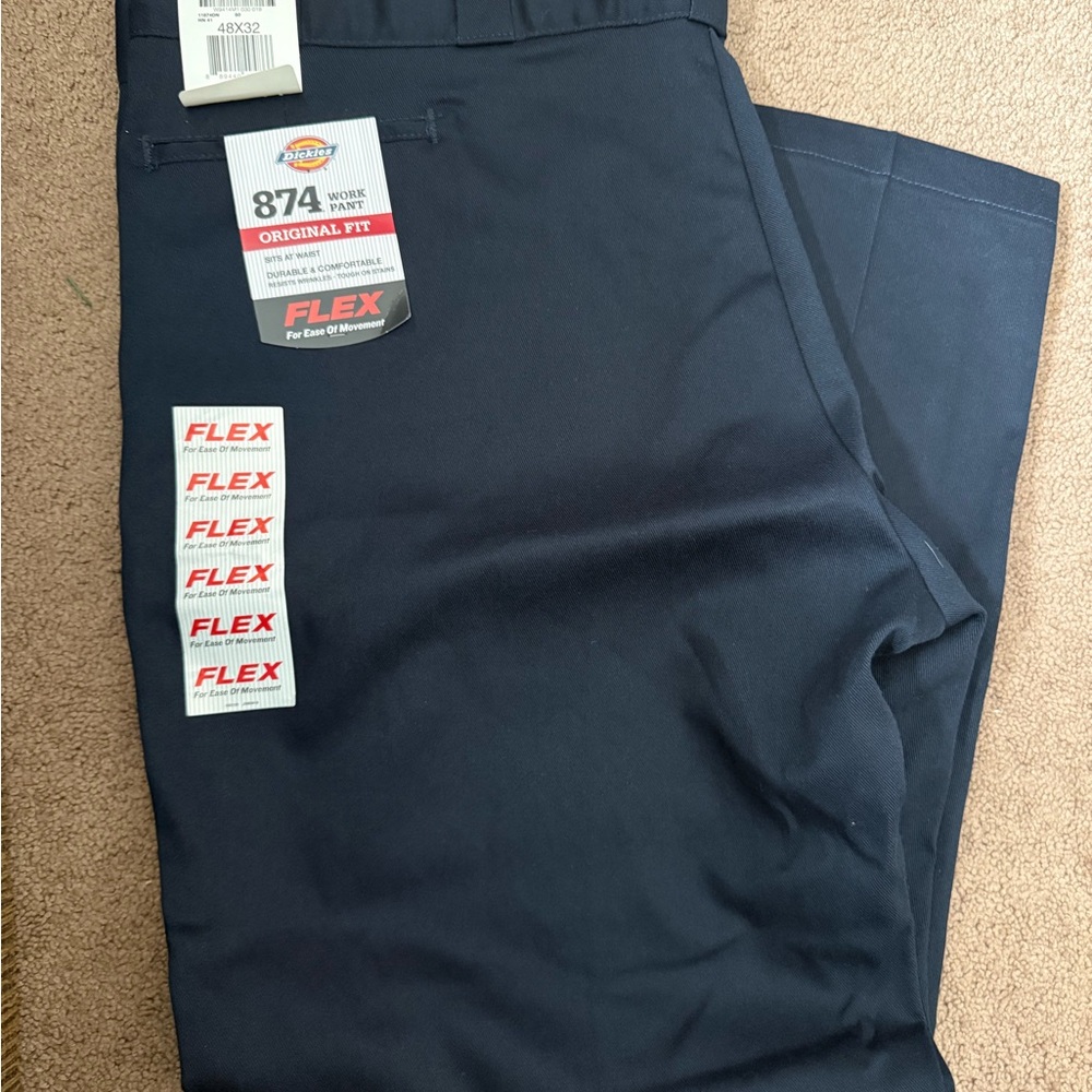 Dickies Dark Blue Flex Work Pants